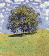 Ferdinand Hodler The nut tree painting